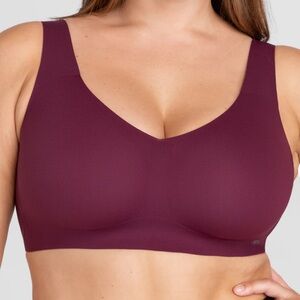 Honeylove 3XL wireless padded bra purple fig pull over